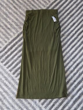Old Navy Olive Green Maxi Skirt